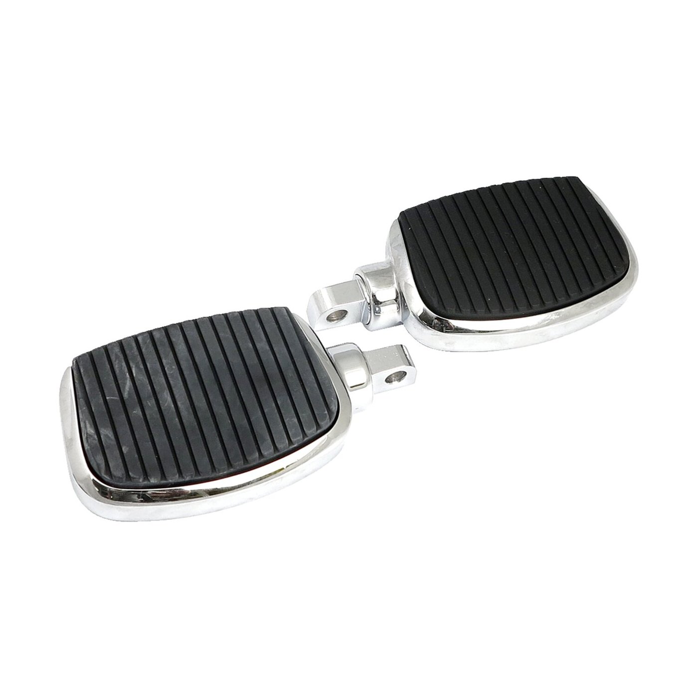 MCS Mini floorboard kit. 3" long. Chrome