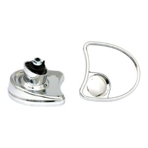 MCS Touring fairing mount mirror kit. Dual vision, chrome