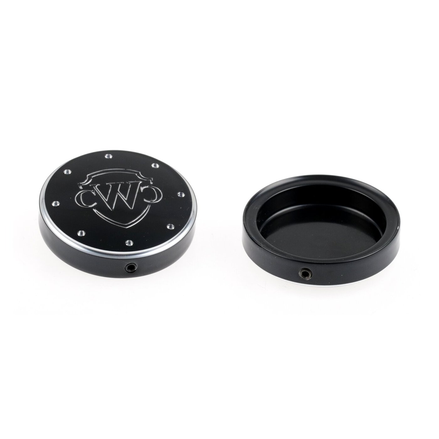 Cult-Werk Cult-Werk, 2-piece fork tube cap bolt cover kit, Logo - Image 2