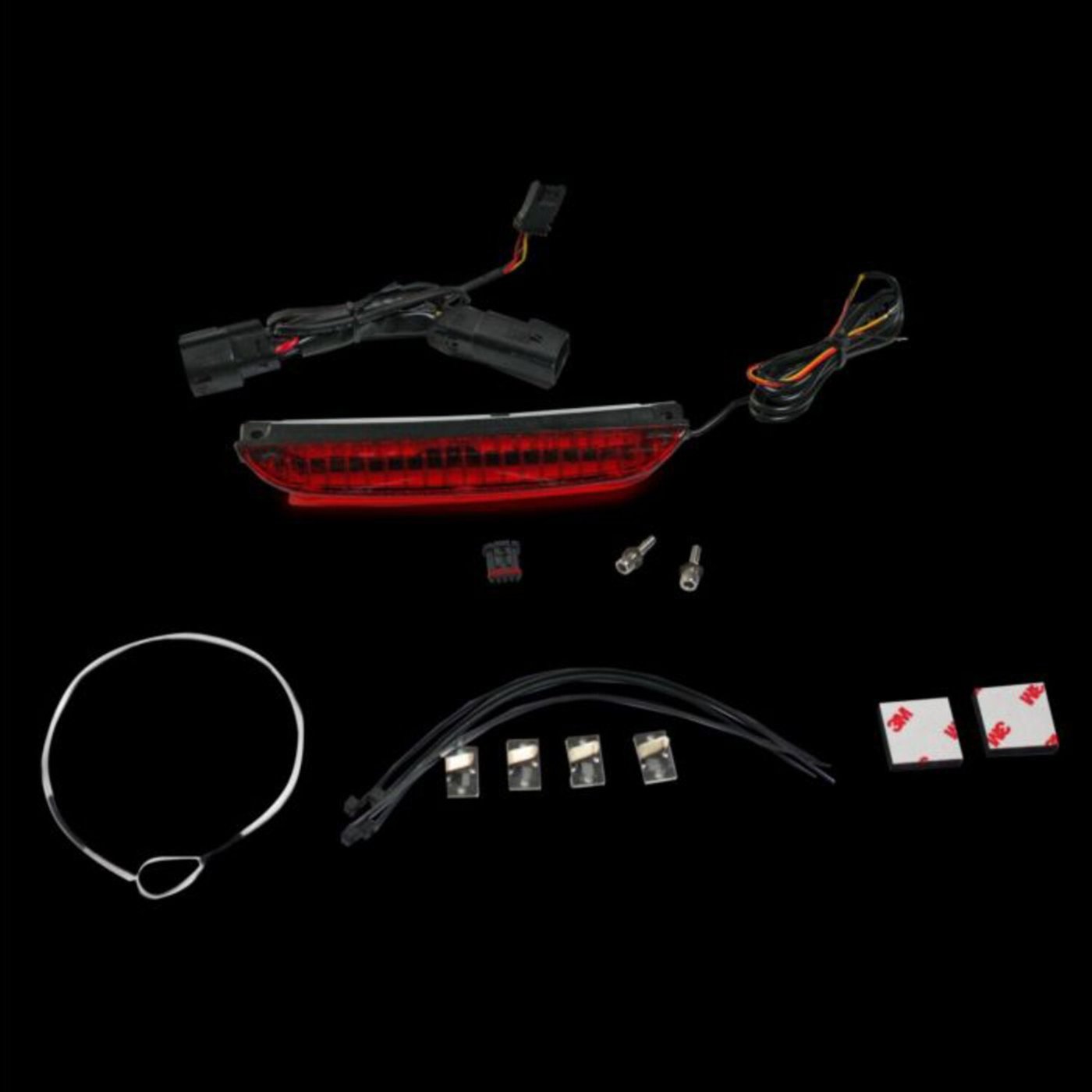 Custom Dynamics Custom Dynamics, luggage rack LED light bar. Red lens