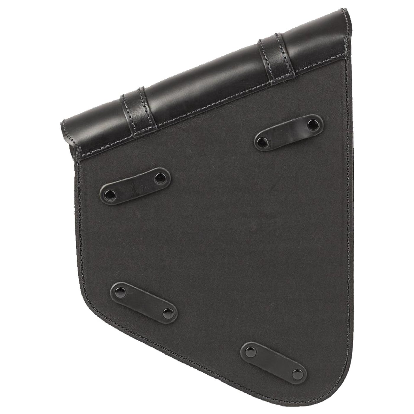 Ledrie Ledrie, full leather swingarm bag left, 6.5 liter. Black - Image 2