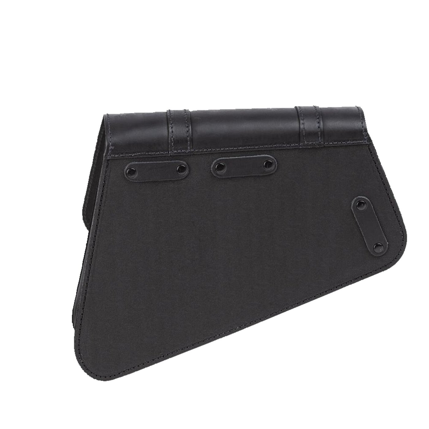 Ledrie Ledrie, leather swingarm bag left, 6.5 liter. Black - Image 2