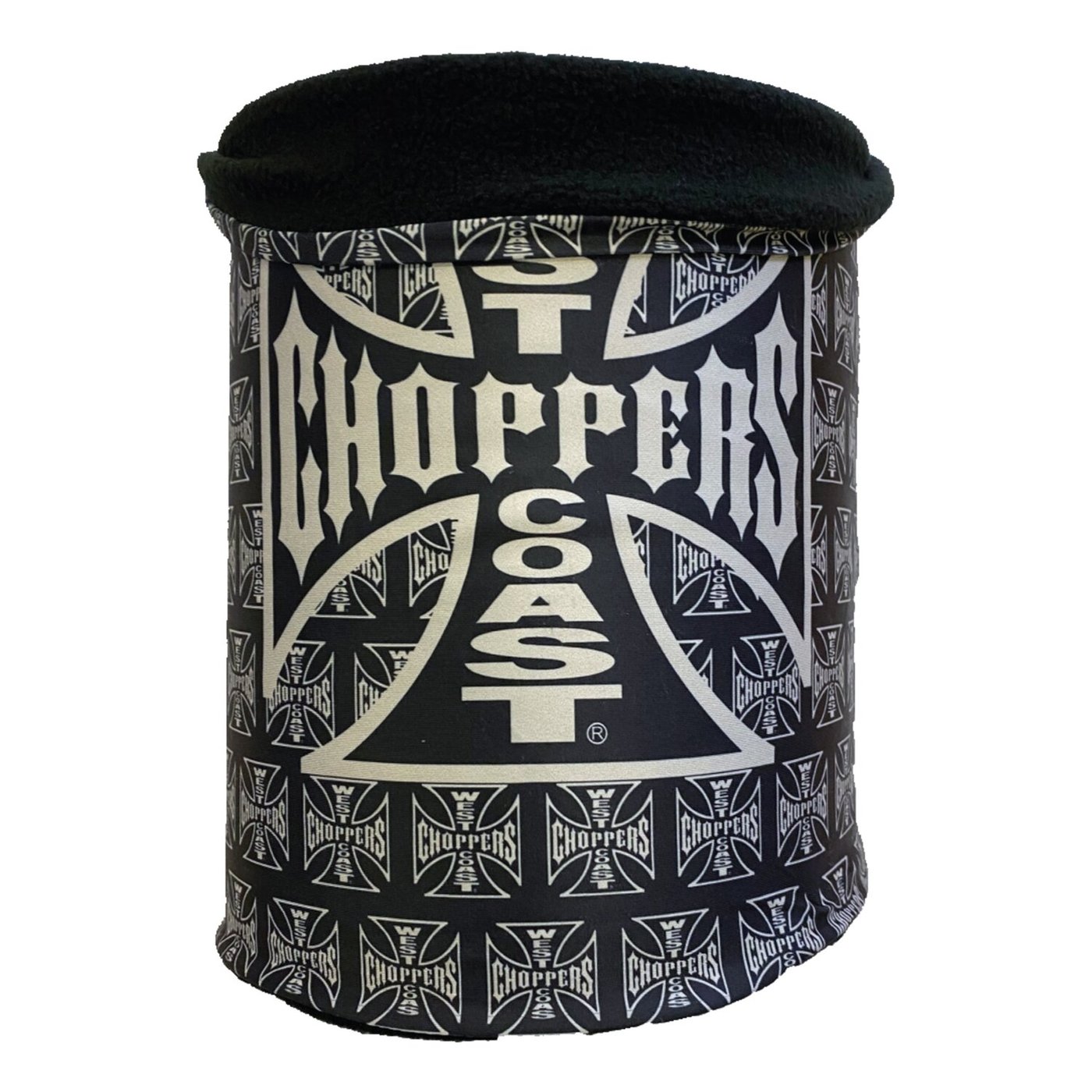West Coast Choppers WCC OG logo winter fleece tube black - Image 2