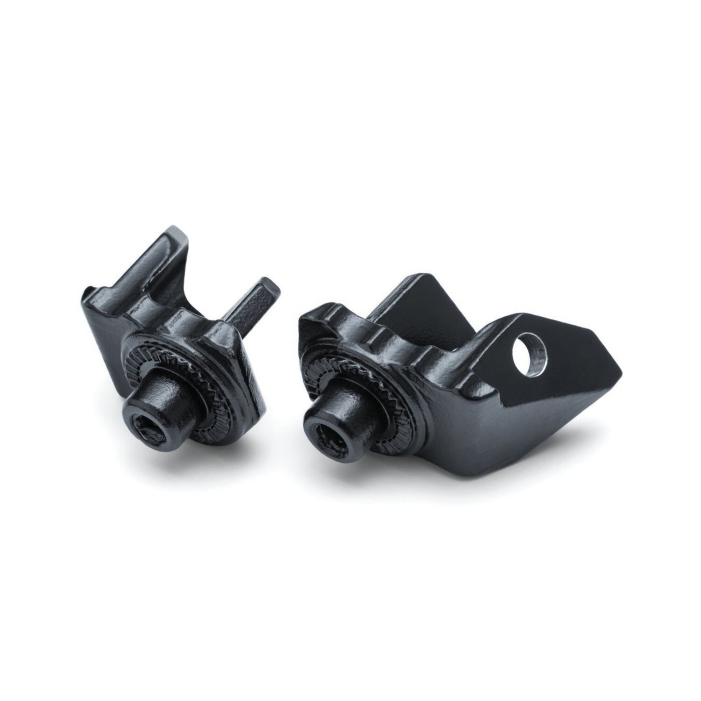 Kuryakyn Kuryakyn, Splined peg adapters. Satin black