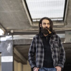 Holy Freedom Holy Freedom Jessie James Flannel shirt grey/black