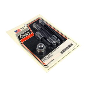 Colony Colony, sprocket cover mount kit. Chrome Acorn