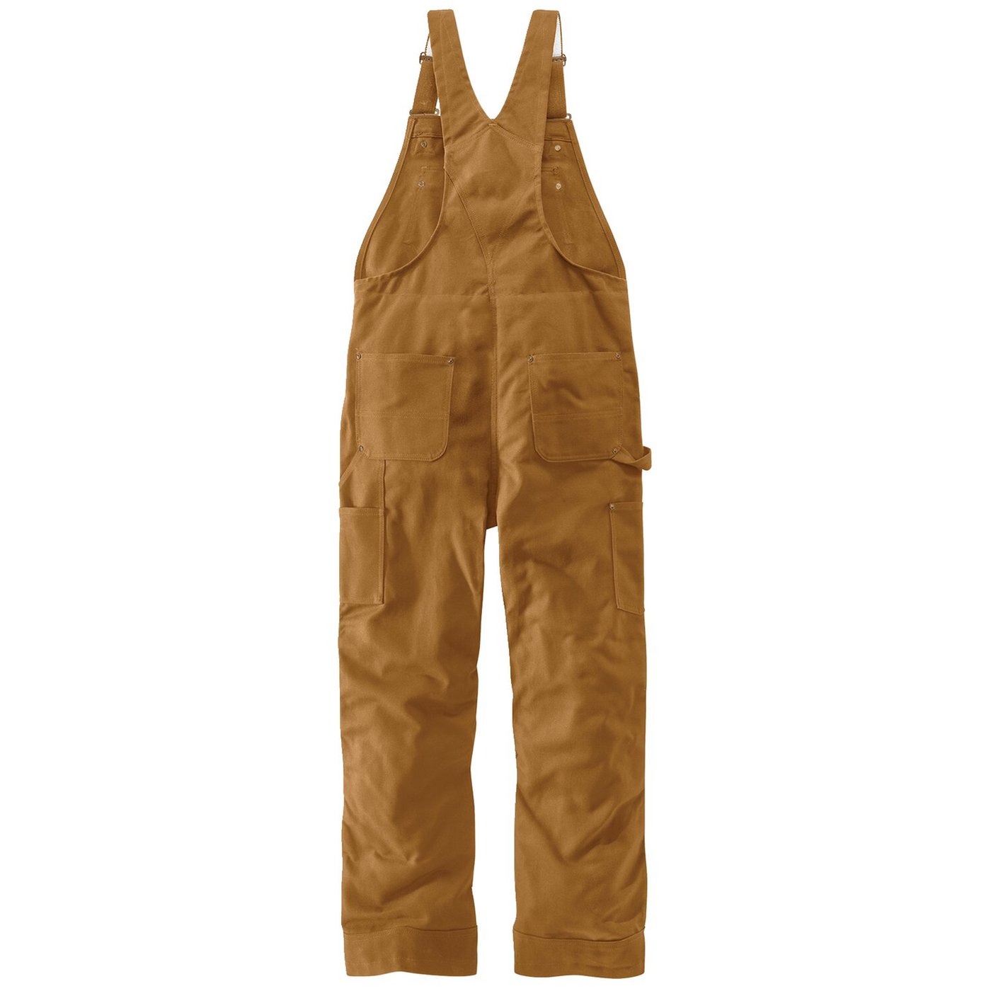 Carhartt Carhartt Duck insulated bib overall carhartt brown