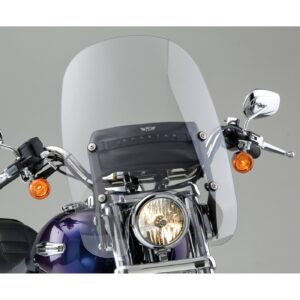 National Cycle NC Spartan® Quick Release Windshield - Clear, 18.50" high