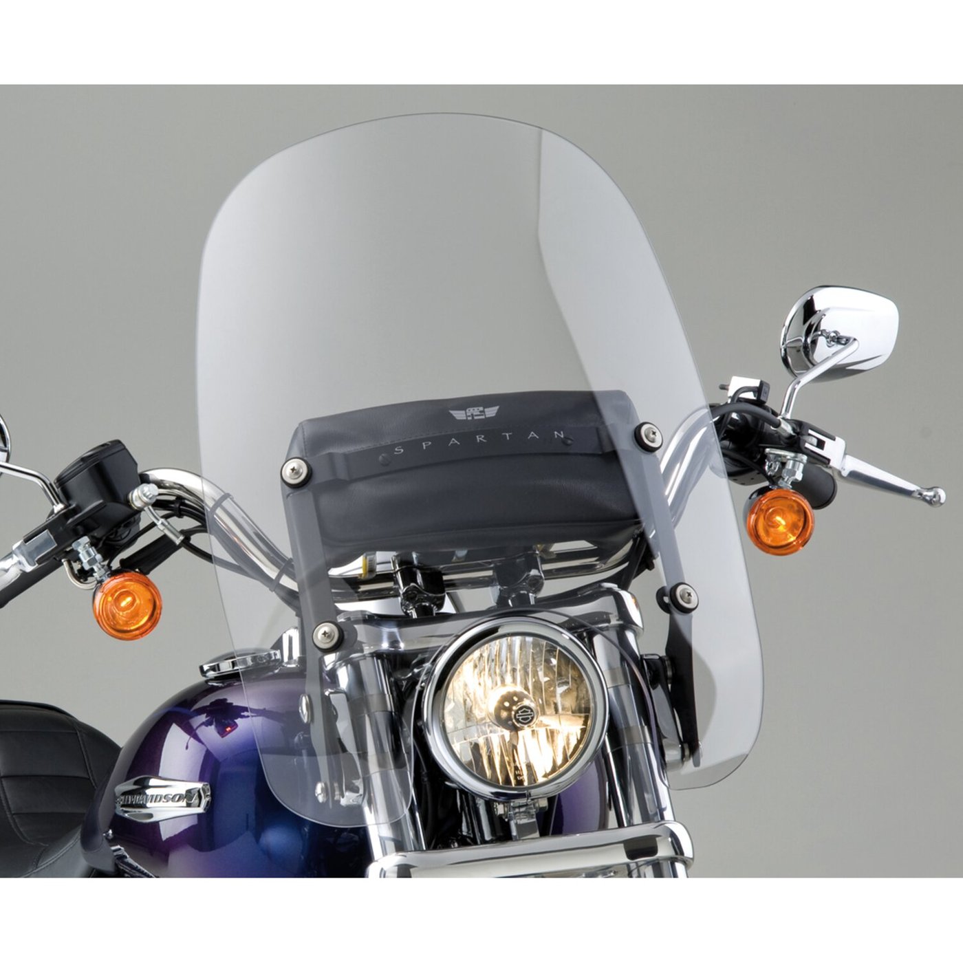 National Cycle NC Spartan® Quick Release Windshield - Clear, 18.50" high