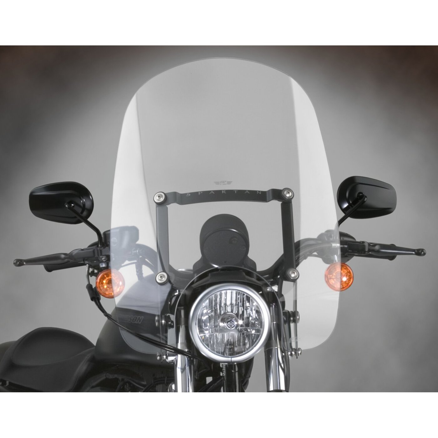 National Cycle NC Spartan® Quick Release Windshield - Clear, 16.25" high