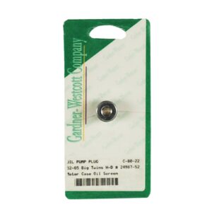Gardner-Westcott Gardner-Westcott, allen plug oil screen crankcase