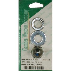 Gardner-Westcott Rear acorn axle nut set, rear wheel