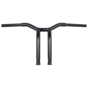 Burly Burly, Dominator raked 1-1/4" T-bar 12" rise. Gloss black