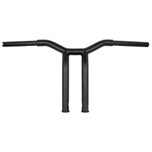 Burly Burly, Dominator raked 1-1/4" T-bar 12" rise. Matte black