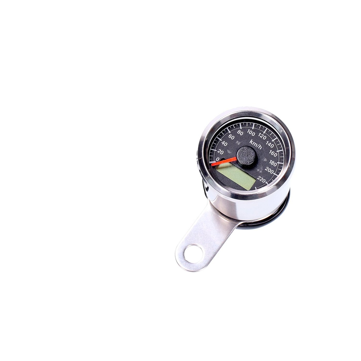 MCS Stoker, electronic speedometer 48mm. Chrome, black face