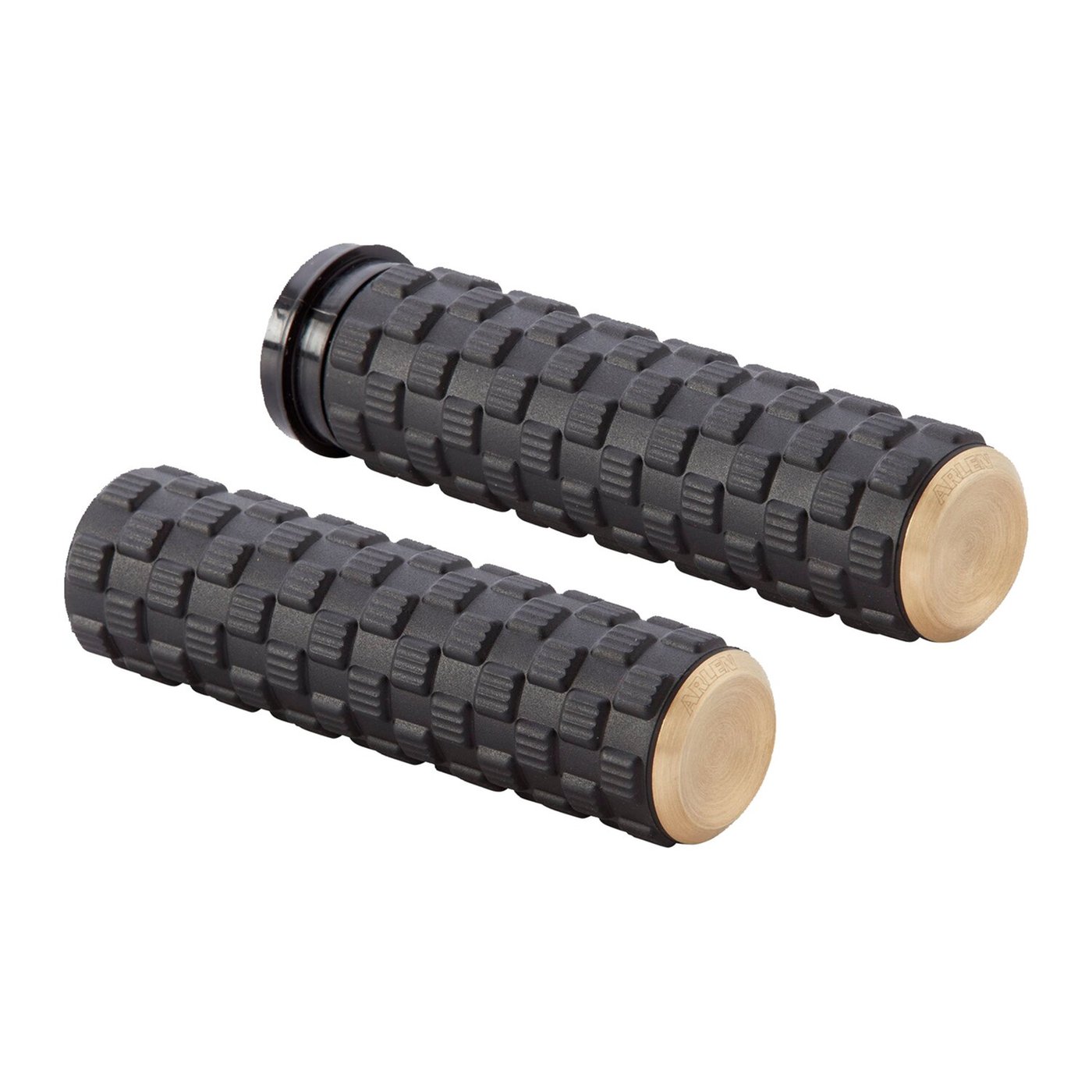Arlen Ness Arlen Ness, Air Trax grips. Brass end cap