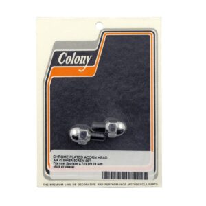 Colony Colony, 54-78 air cleaner screws. Chrome acorn