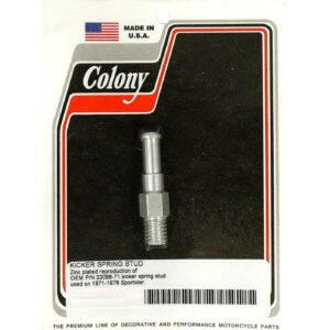 Colony Colony, kickstart return spring stud. Zinc