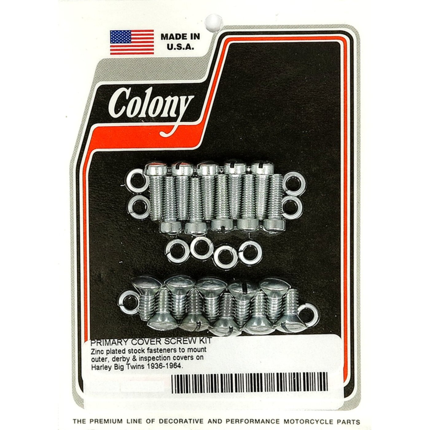 Colony Colony primary mount kit slotted style, zinc