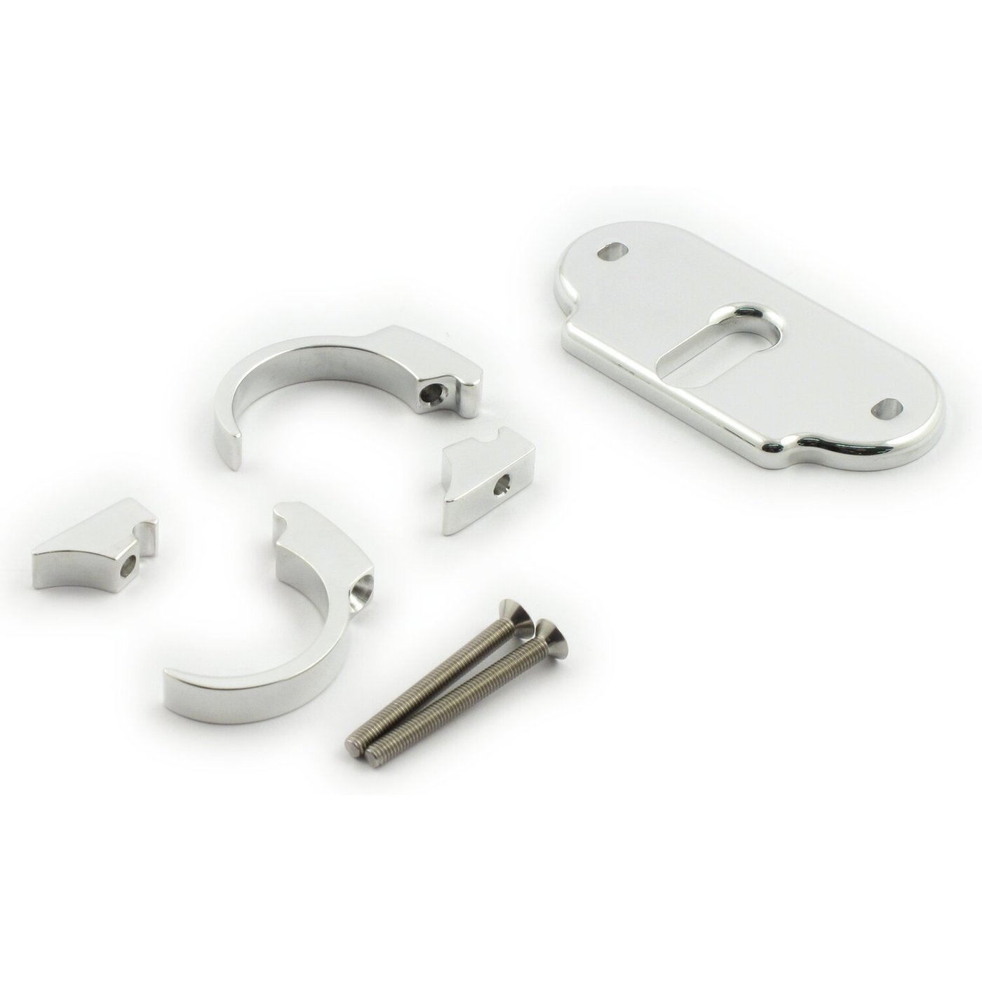 Motogadget Motogadget, MSM combi bracket clip kit. 1". Polished