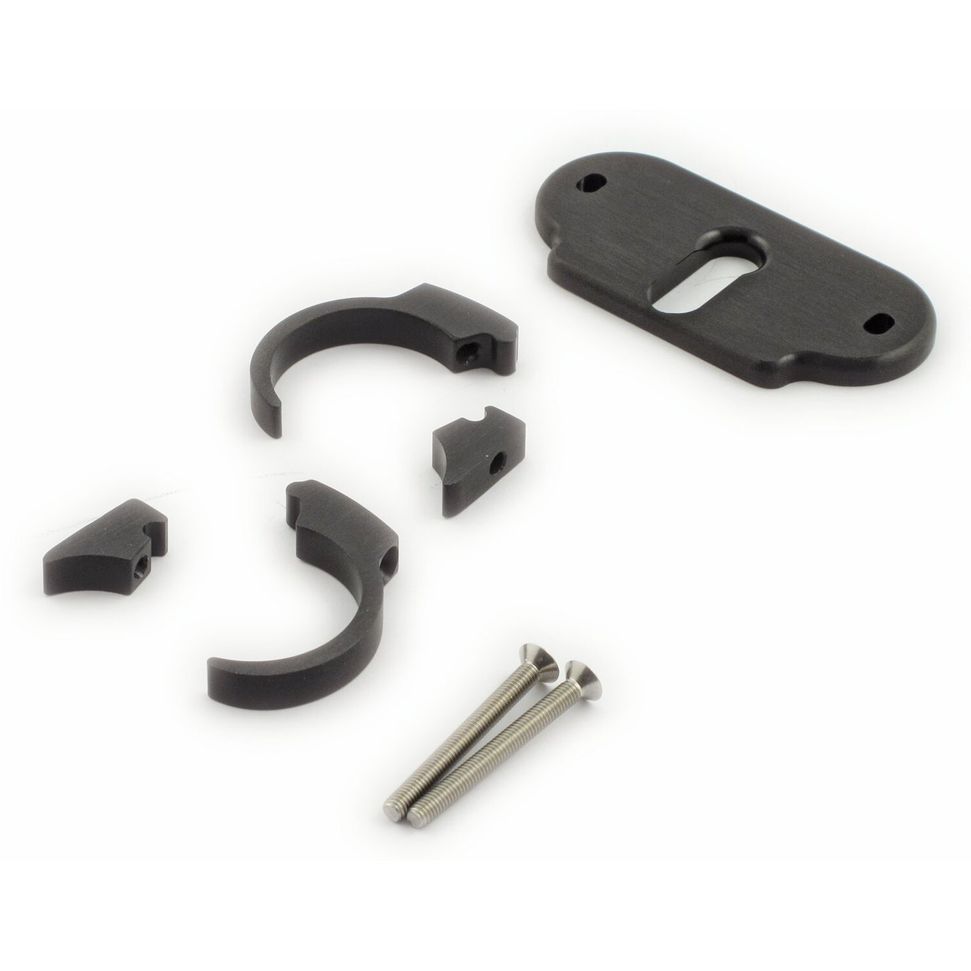 Motogadget Motogadget, MSM combi bracket clip kit. 1". Black