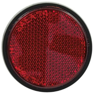 Chris Products Chris Products, reflector. Round 2-1/2". Red