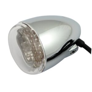 Chris Products Chris Products, LED Bullet turn signals. Red. Clear lens