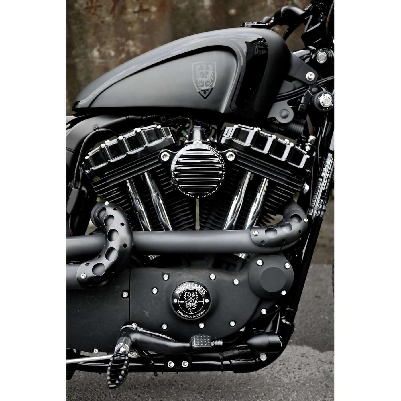 Rough Crafts Rough Crafts, point cover. 2-hole, black - Image 2