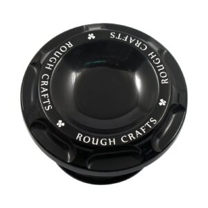 Rough Crafts Rough Crafts, 96-up Groove gas cap. Black