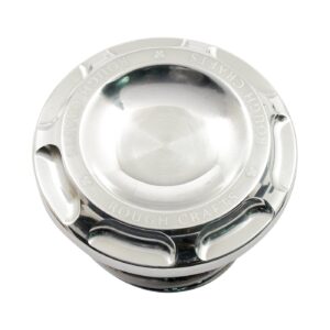 Rough Crafts Rough Crafts, 96-up Groove gas cap. Polished