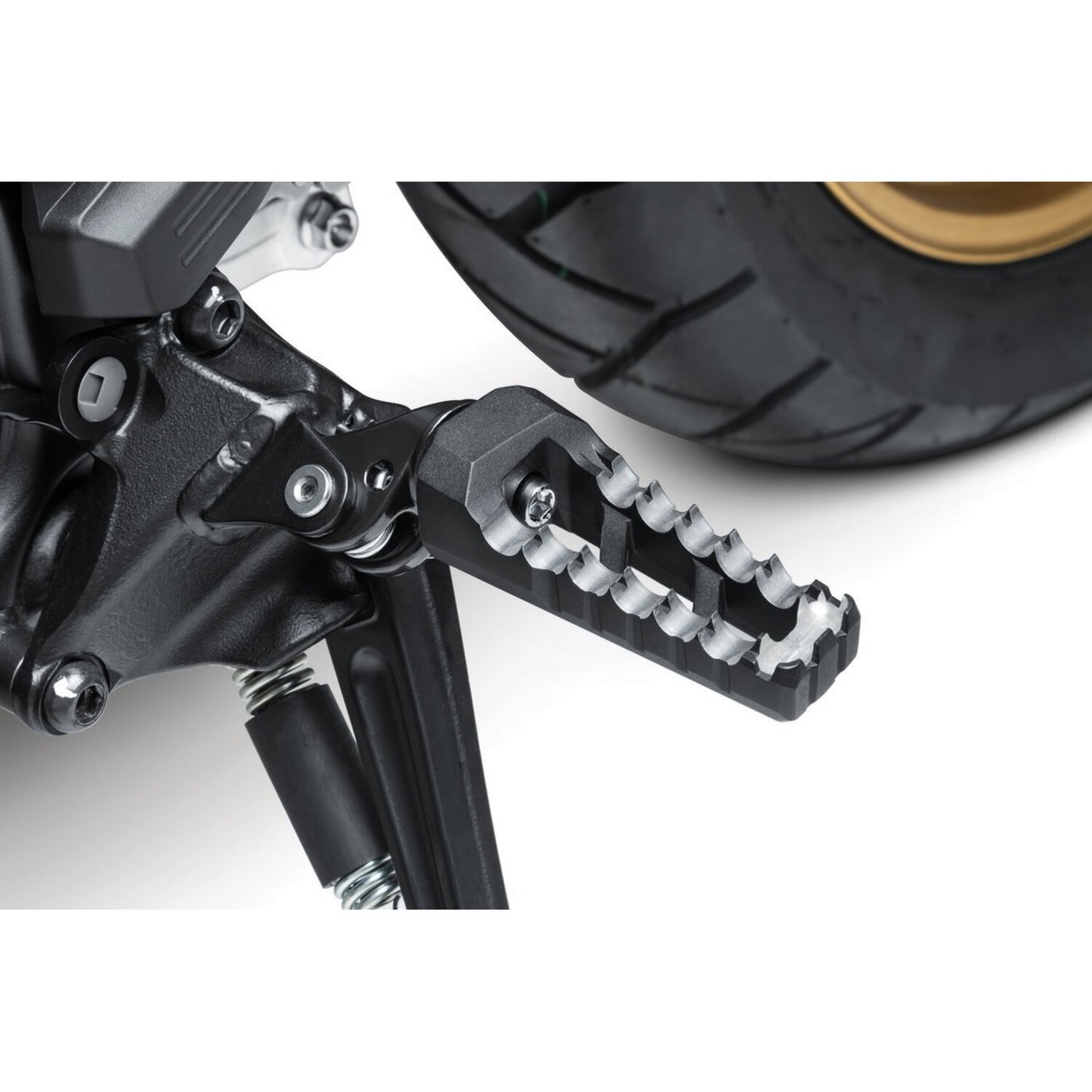 Kuryakyn Kuryakyn, Splined peg adapters front. Satin black - Image 2