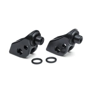 Kuryakyn Kuryakyn, Splined peg adapters front. Satin black
