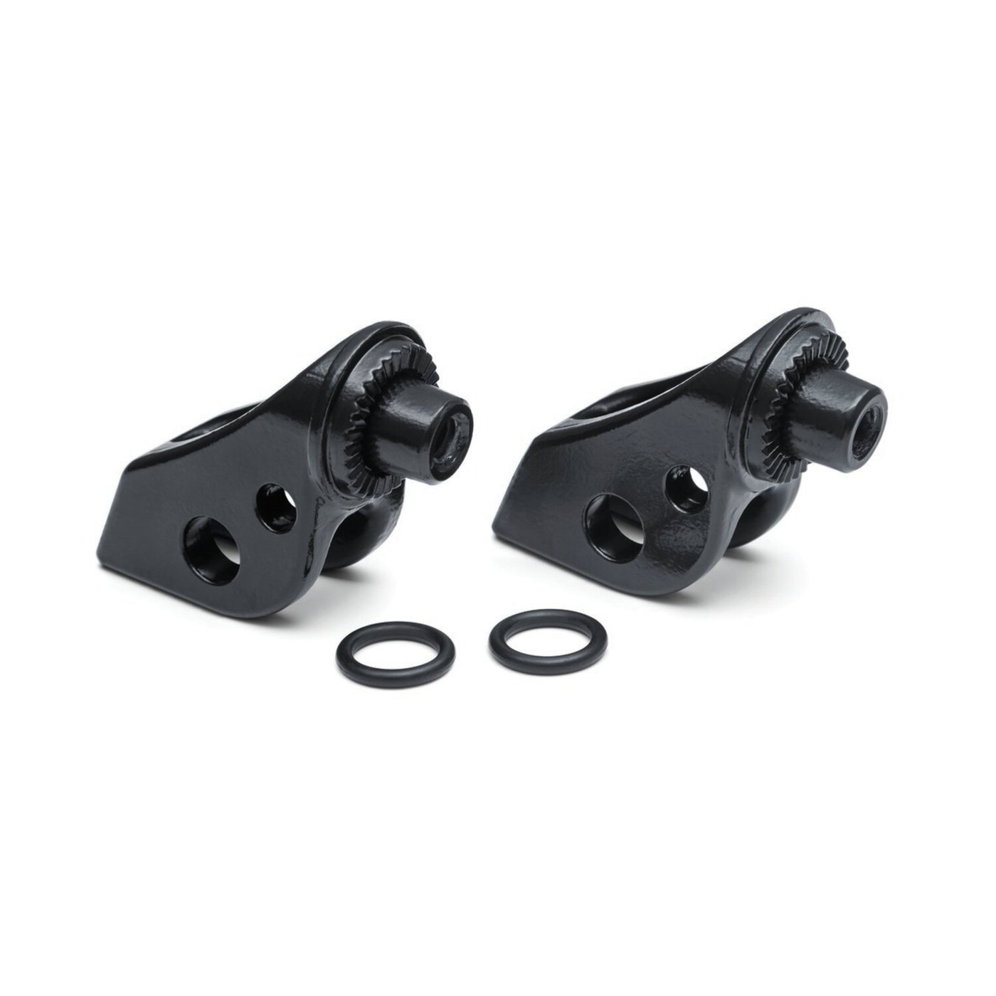Kuryakyn Kuryakyn, Splined peg adapters front. Satin black
