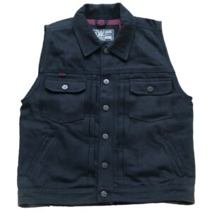 13 and a half company 13 1/2 Rain Splitter denim vest black