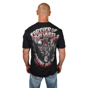 Lethal Threat Lethal Threat Forever two Wheels T-shirt black