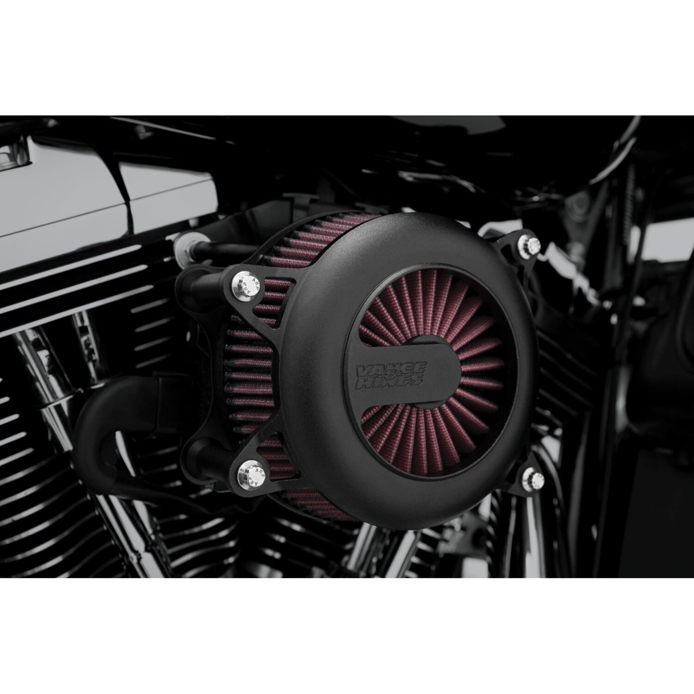 Vance & Hines Vance & Hines, VO2 Rogue air intake kit. Wrinkle black - Image 2