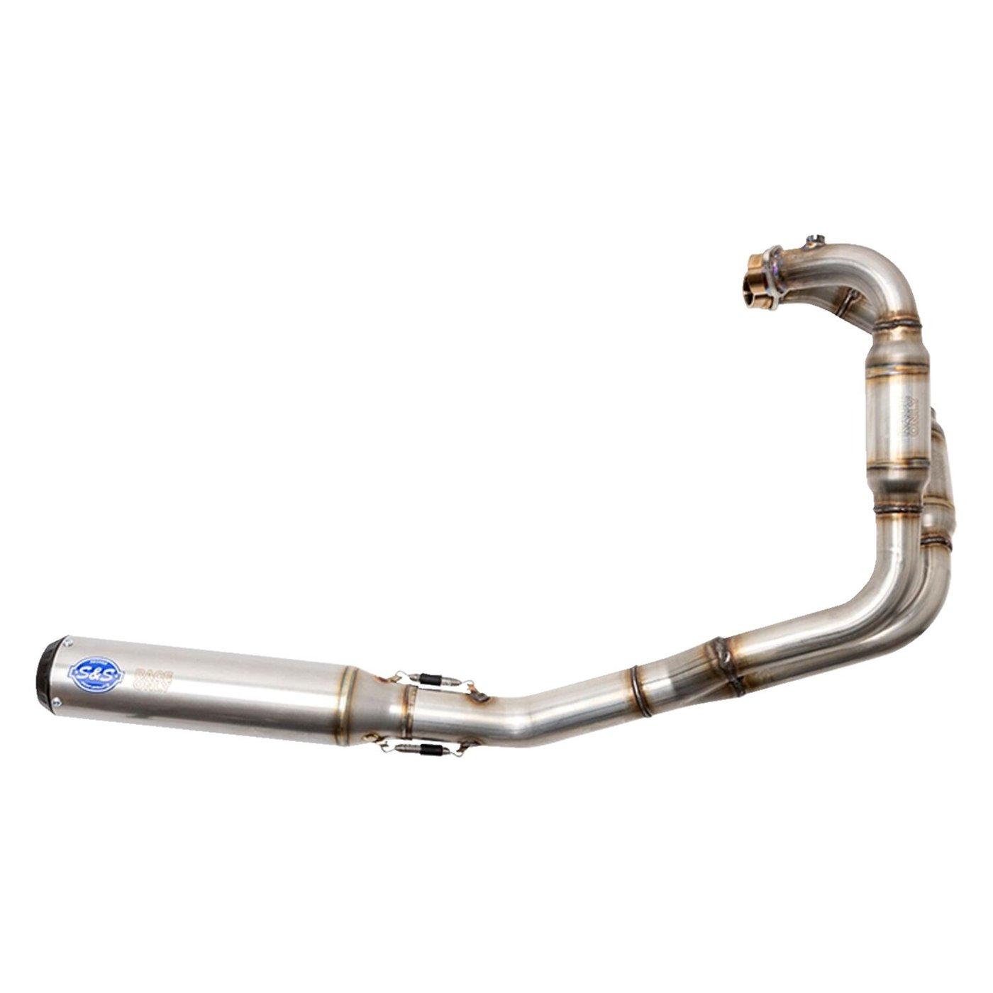 S&S S&S, Race 2:1 Low exhaust system. Stainless