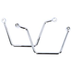 Highway Hawk Highway Hawk, saddlebag support kit. Chrome