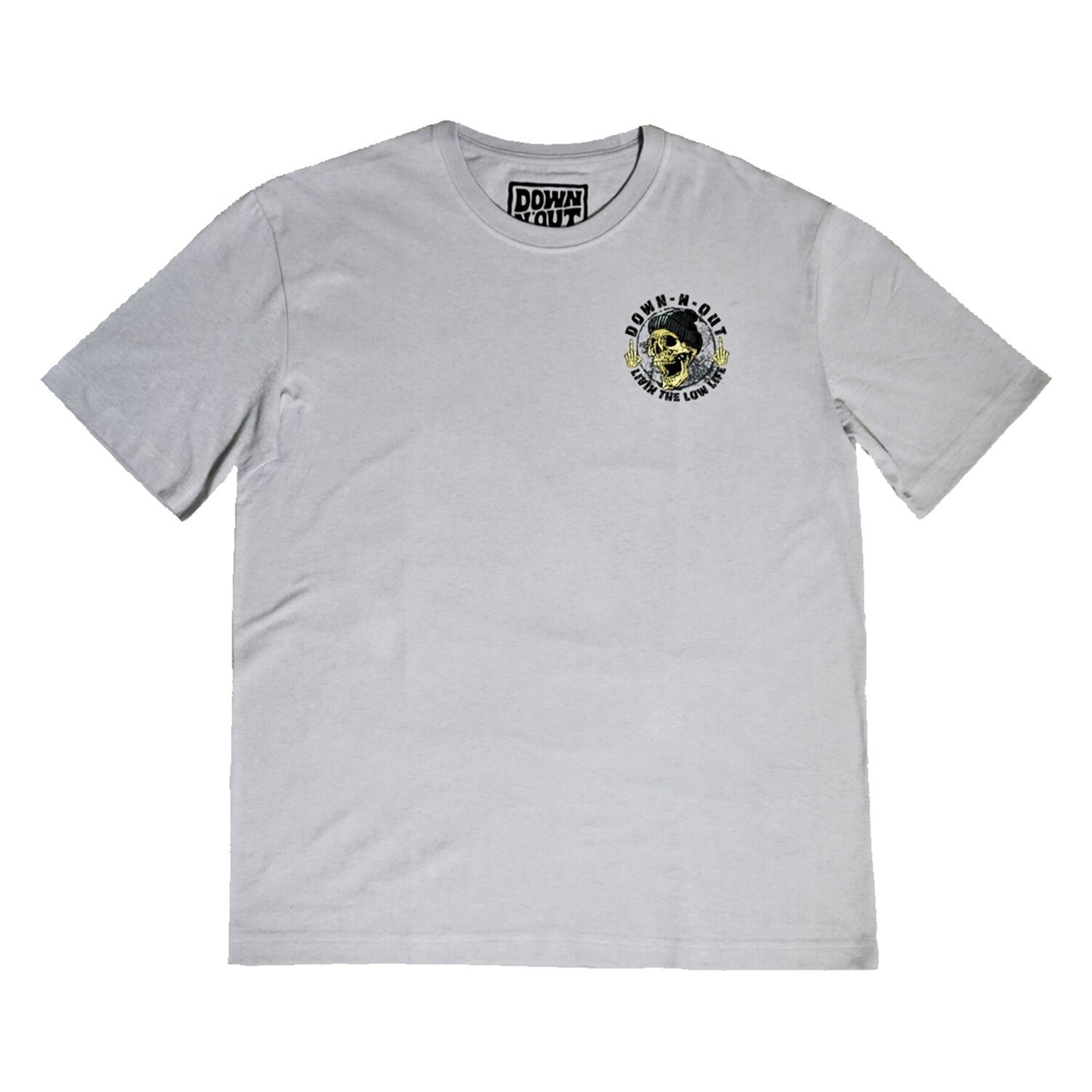 Down-n-Out Down-n-Out Life Behind Bars t-shirt grey