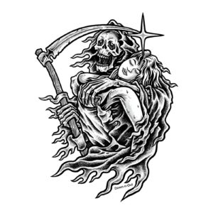 Down-n-Out Down-n-Out Lust over love sticker