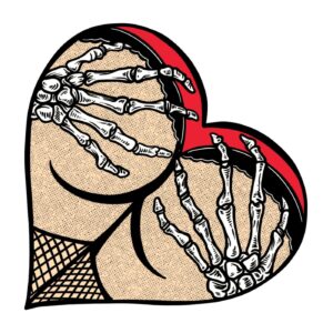 Down-n-Out Down-n-Out Handful of ass sticker