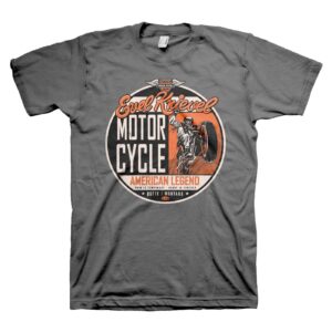 Evel Knievel Evel Knievel American Legend T-shirt dark grey