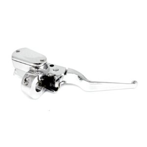 MCS Handlebar master cylinder assembly, 1/2" bore. Chrome