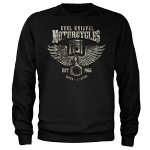 Evel Knievel Evel Knievel Motorcycles sweatshirt black