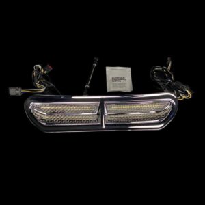 Custom Dynamics Custom Dynamics, Batwing turn signal vent insert. Chrome