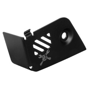 Burly Burly, Slash cut rear brake reservoir cover. Black