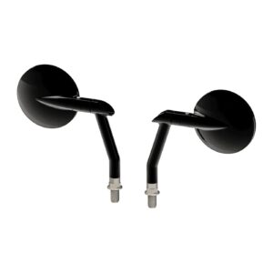 Burly Burly, Hot Rod mirror set. Left & Right. Black