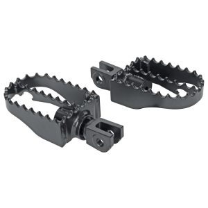 Burly Burly, MX rider foot peg set. Black