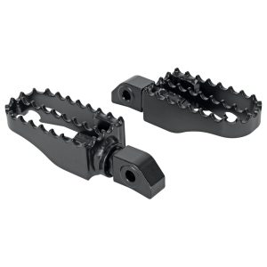Burly Burly, MX passenger foot peg set. Black