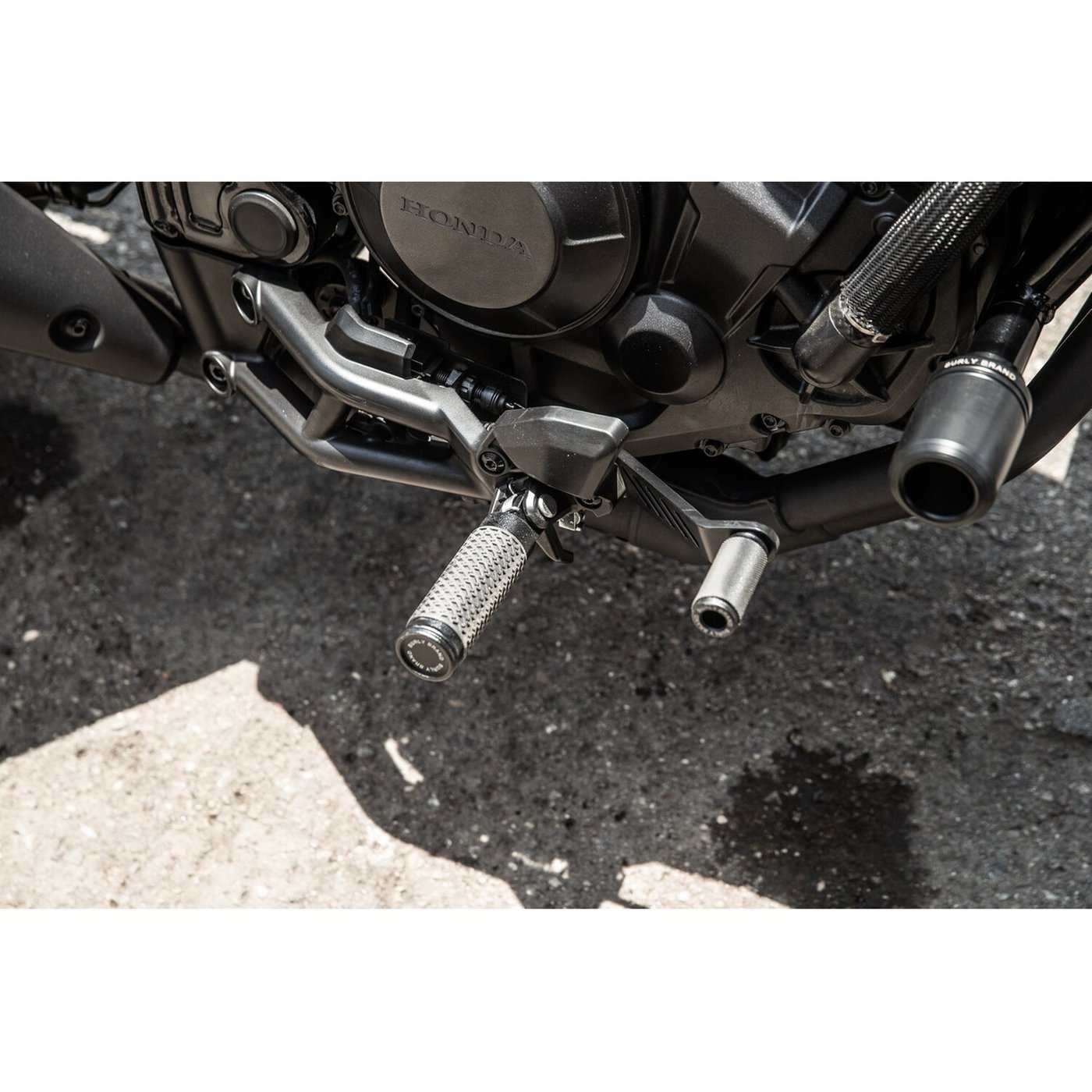 Burly Burly, Slash cut brake lever. Black - Image 2